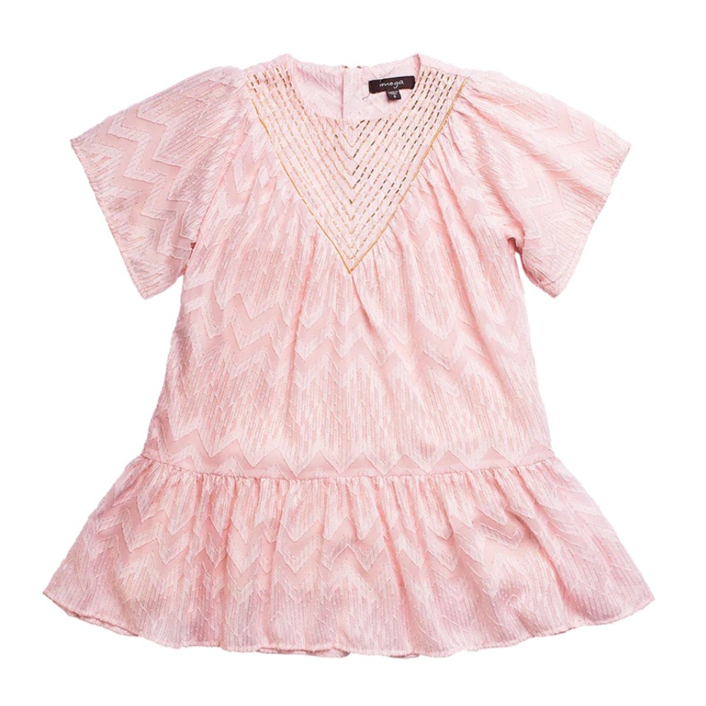 Imoga Tecia Dress pale beaded NWT $98